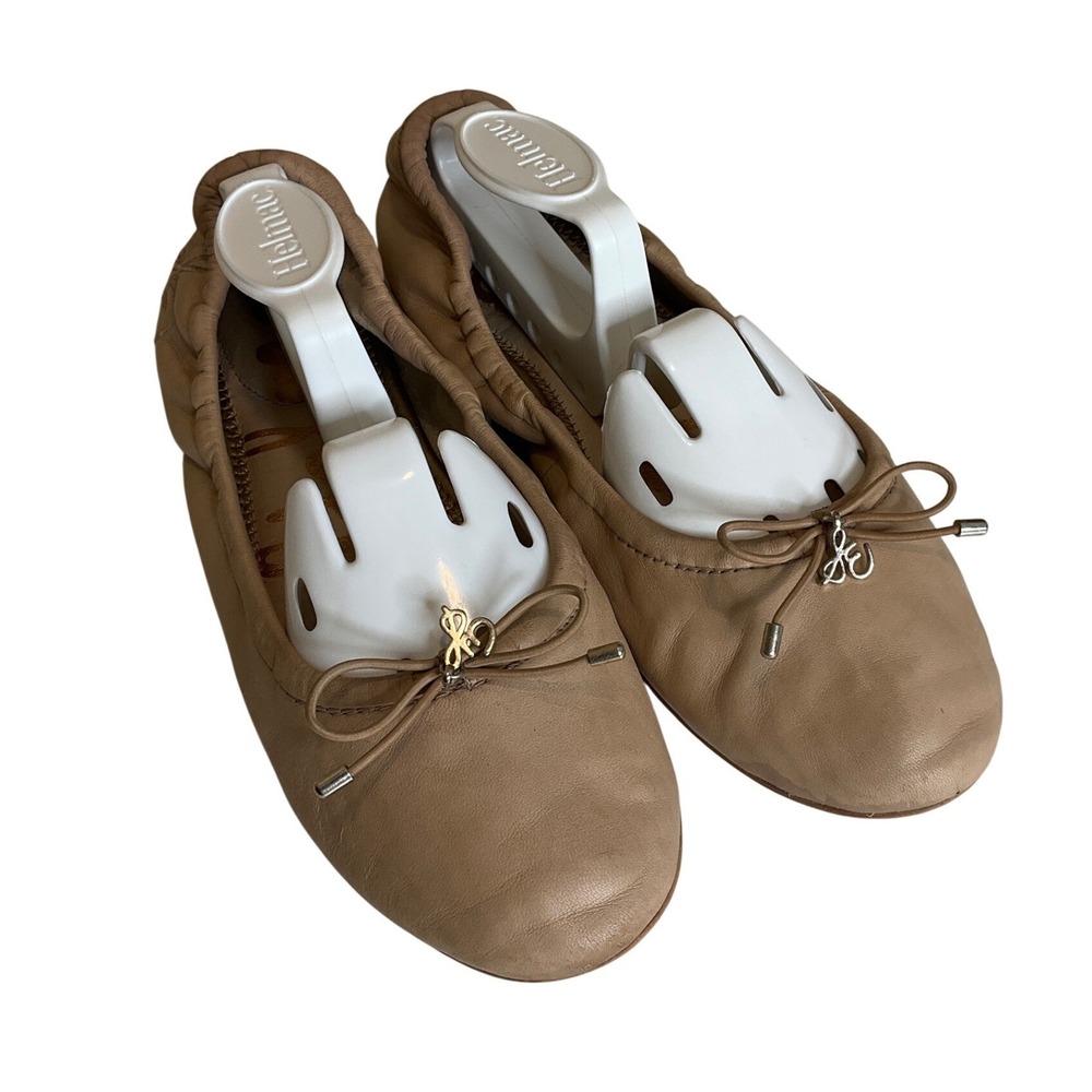 Sam Edelman Felicia Flats Leather Ballerina Slip On Ballerina Preppy Casual 37/7